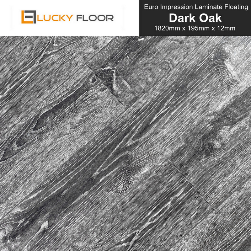 Laminate Flooring 12mm Dark Oak Floating Timber Floors Floorboard